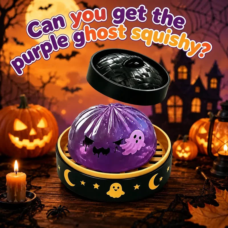 Spooky Ghost Dumpling Squishy Toy