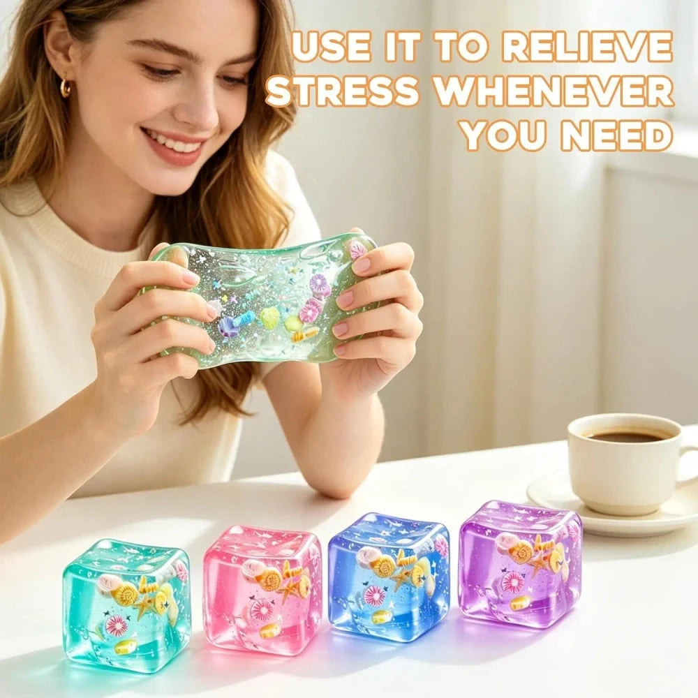 Cartoon Stress Relief Cube Set
