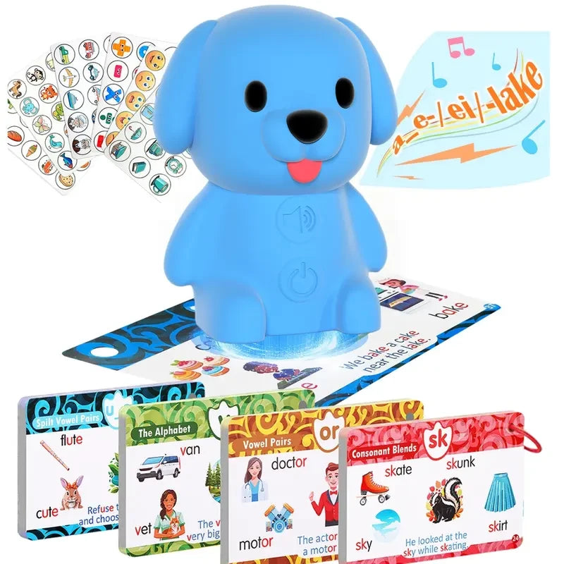 Interactive Phonics Flash Card Dog Reader