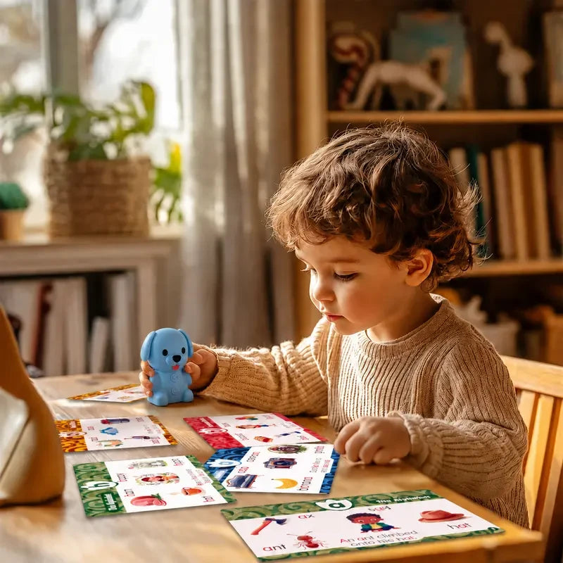Interactive Phonics Flash Card Dog Reader