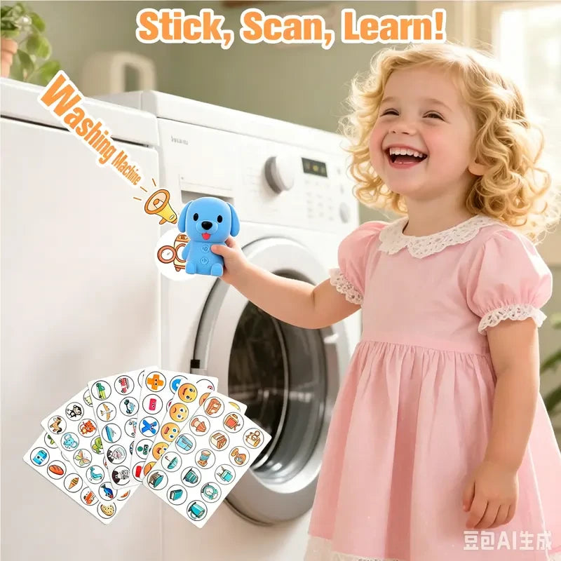 Interactive Phonics Flash Card Dog Reader