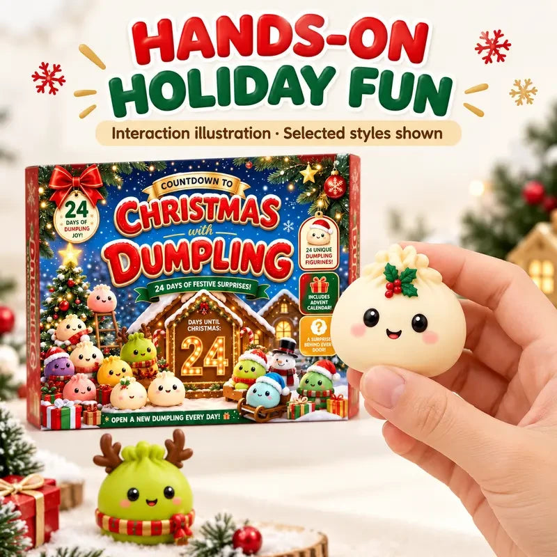 Christmas Dumpling Squishy Advent Calendar