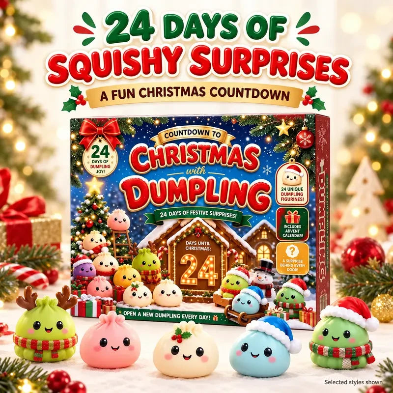 Christmas Dumpling Squishy Advent Calendar