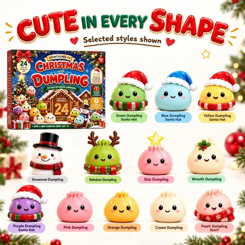 Christmas Dumpling Squishy Advent Calendar