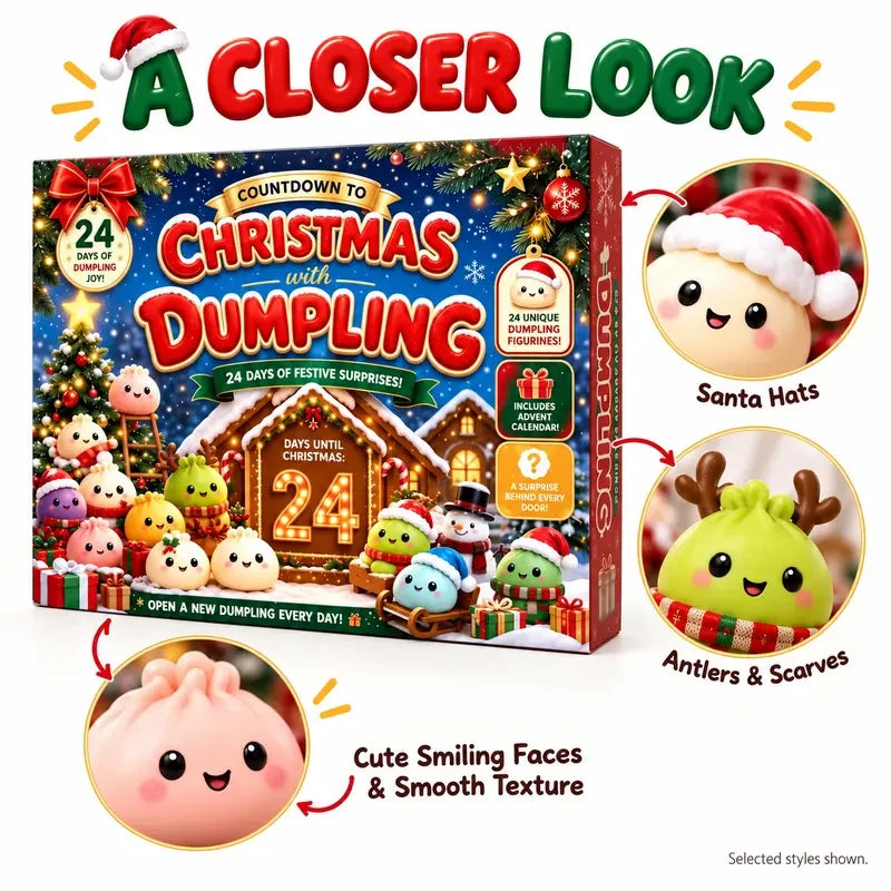 Christmas Dumpling Squishy Advent Calendar